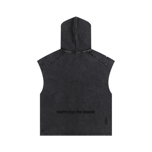 Tank Top,Snow Washed,Boxy,Hooded