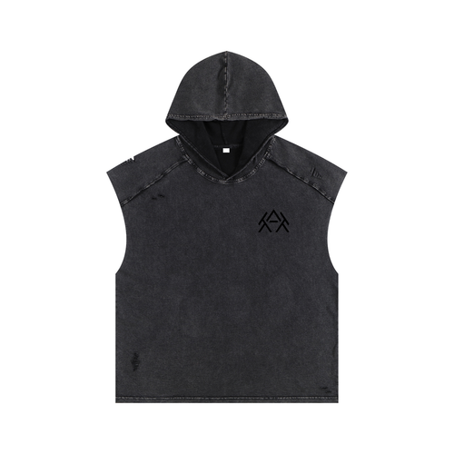 Tank Top,Snow Washed,Boxy,Hooded