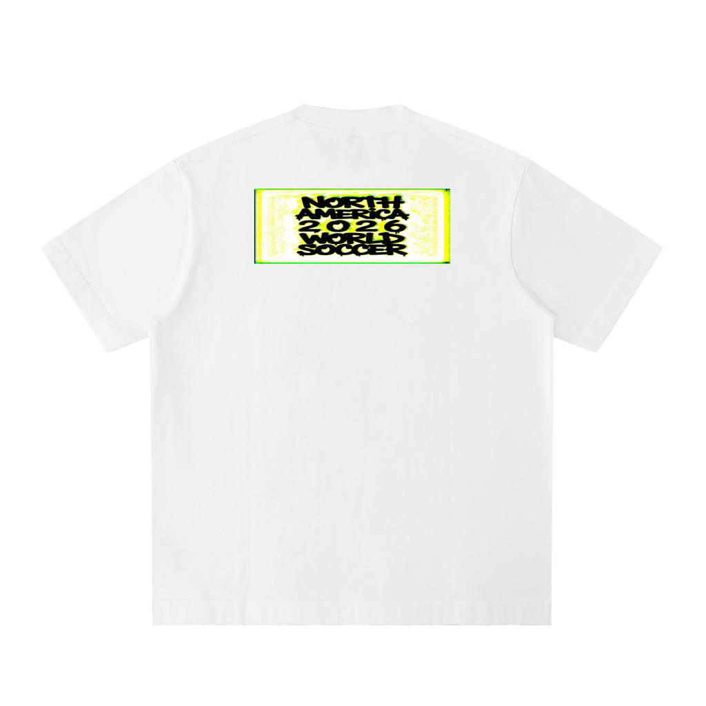 oversized,washed vintage,high-end street,world soccer 2026,Graffiti Tee