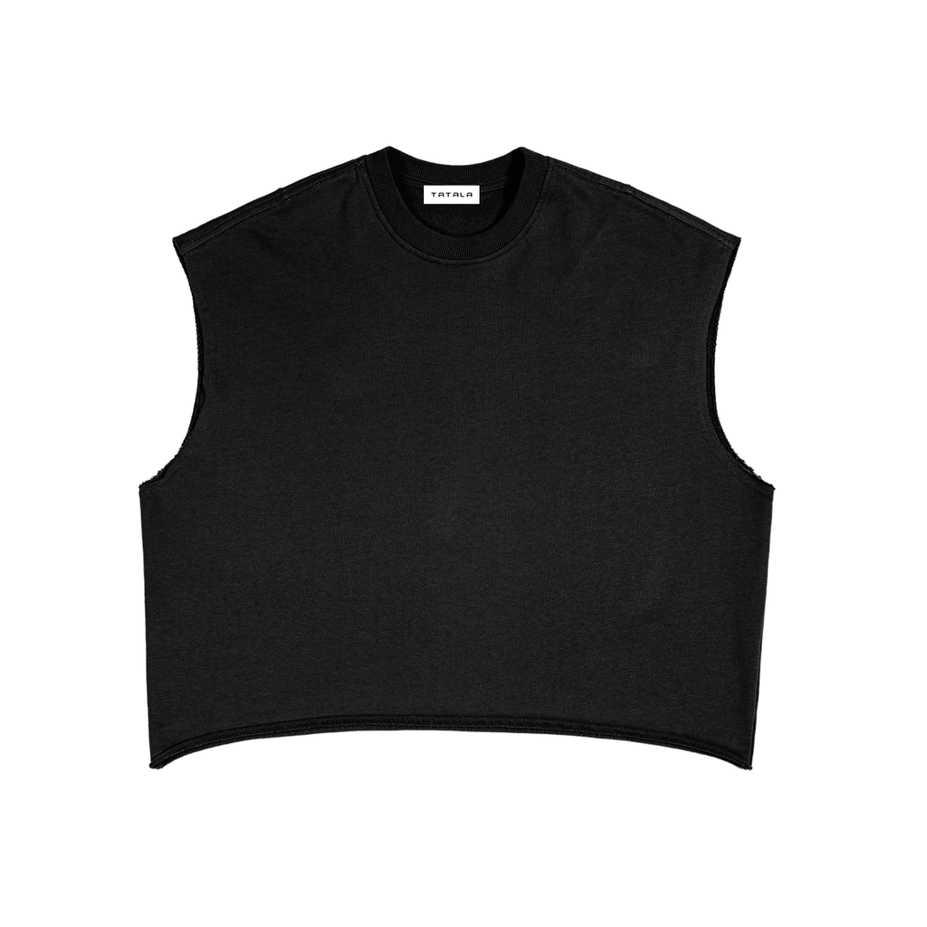 TATALA™ Clean Line — French Terry Boxy Vest